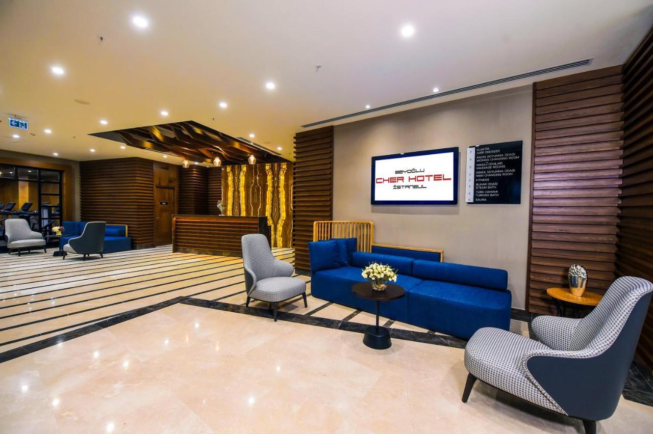 Cher Hotel & Spa Taksim Estambul Exterior foto Lobby